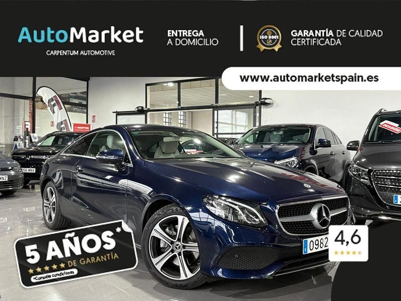 Azul Usado 2019 Mercedes E220 Coupe | 32.900 € (Super precio) - Imagen 1/4