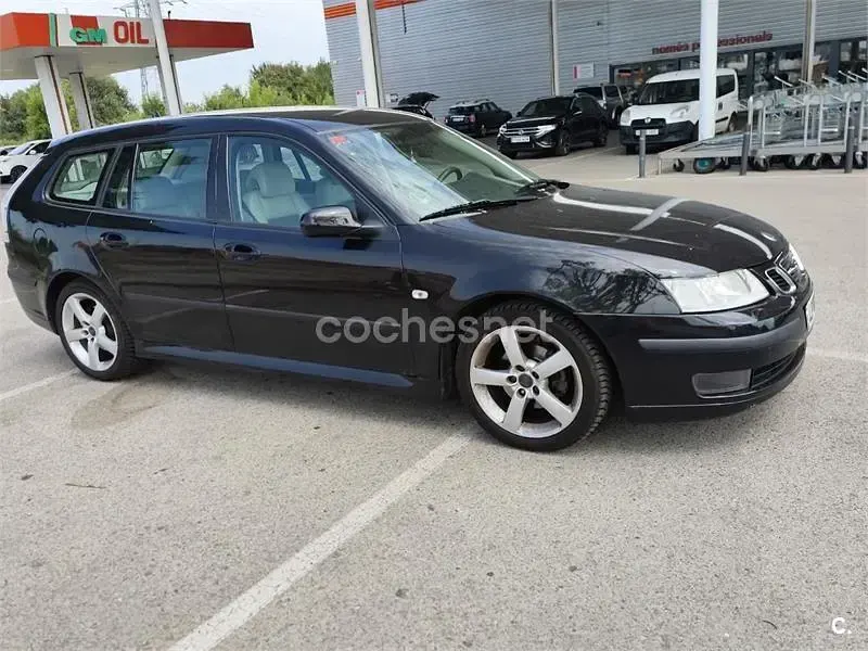 Usado Saab 9-3 Vector 175 CV (128 kW) 2007 Negro Utilitario