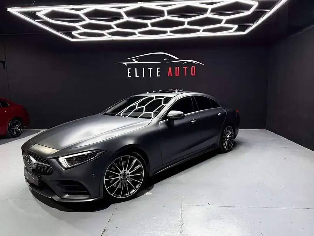 Usado Mercedes CLS350 286 CV (210 kW) 2019 Gris Coupe