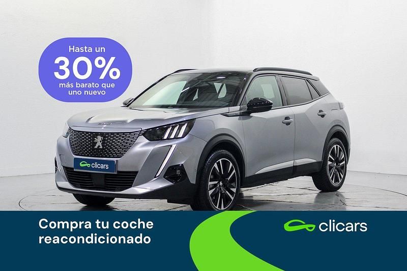 Gris Usado 2022 Peugeot e-2008 GT SUV | 20.490 € (Caro) - Imagen 1/4