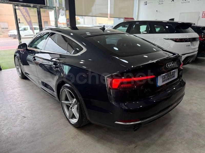 Usado Audi A5 Sportback 150 CV (110 kW) 2018 Azul Utilitario