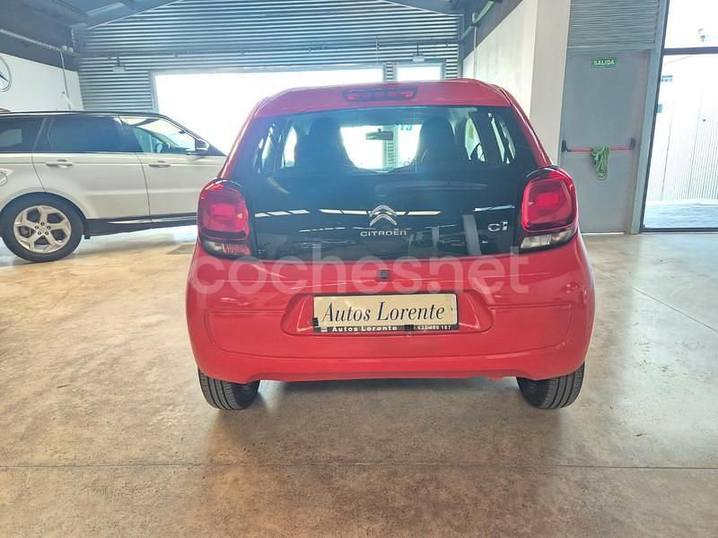 Usado Citroën C1 Feel 82 CV (60 kW) 2015 Rojo Utilitario