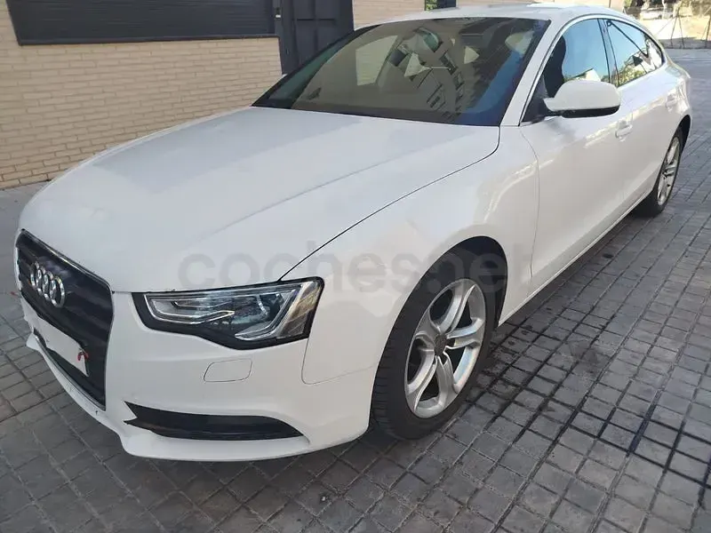Usado Audi A5 Sportback S-Line 177 CV (130 kW) 2013 Blanco Utilitario