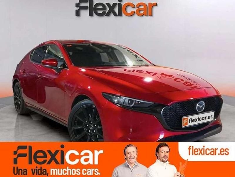 Rojo Usado 2021 Mazda 3 Berlina | 20.890 € (Un poco caro) - Imagen 1/4