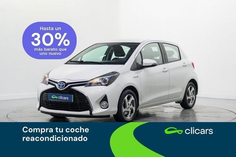 Blanco Usado 2016 Toyota Yaris Hybrid Active | 13.990 € (Buen precio) - Imagen 1/4