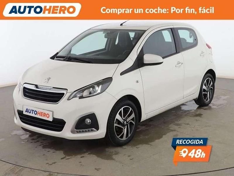 Blanco Usado 2021 Peugeot 108 Allure Utilitario | 8635 € (Precio justo) - Imagen 1/3