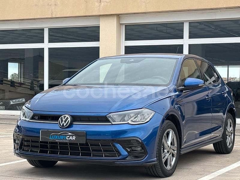 Azul Usado 2022 VW Polo R-line Berlina | 19.490 € (Precio justo) - Imagen 1/4