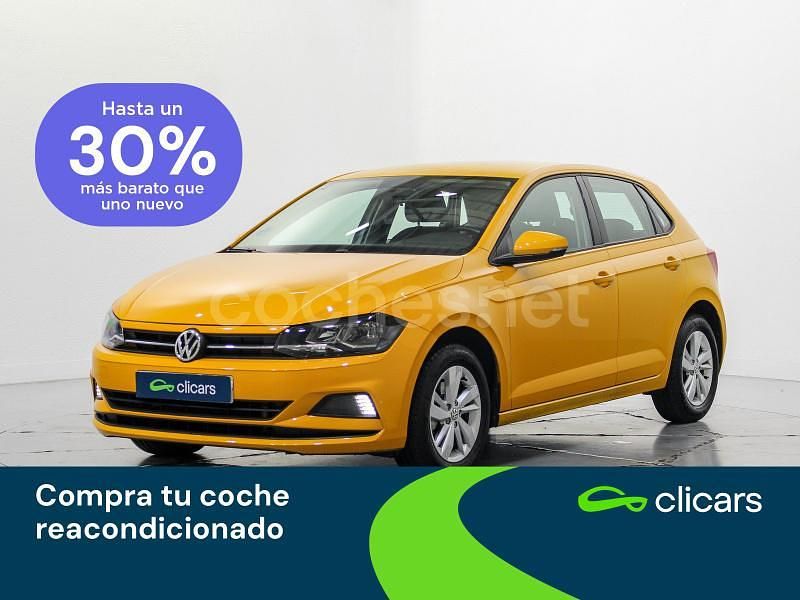 Amarillo Usado 2019 VW Polo Advance Berlina | 13.990 € (Precio justo) - Imagen 1/4