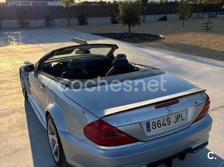 Usado Mercedes SL500 306 CV (225 kW) 2001 Gris / plata Descapotable