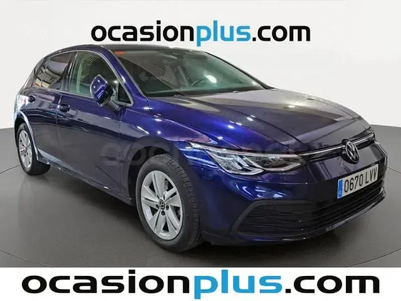 Usado VW Golf VIII Life 110 CV (80 kW) 2021 Azul Berlina