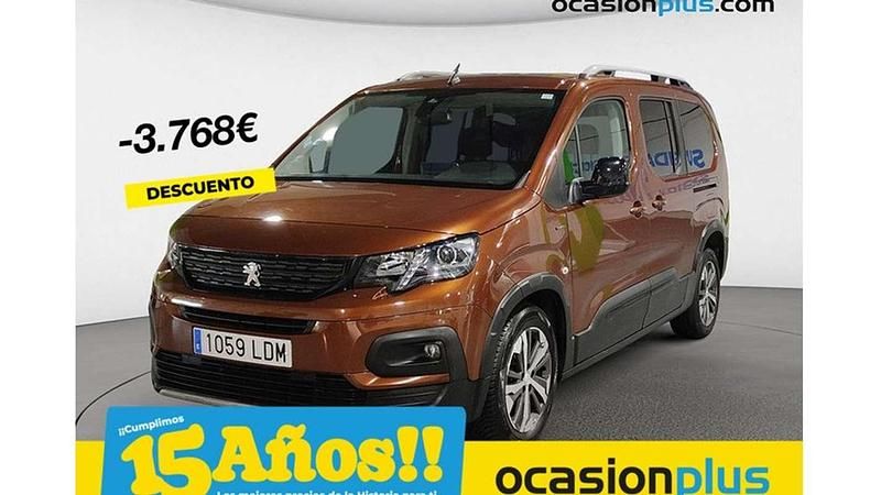 Marrón Usado 2019 Peugeot Rifter GT-line Monovolumen | 16.682 € (Super precio) - Imagen 1/1
