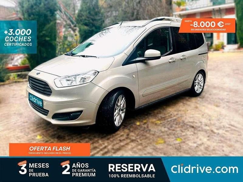 Beige Usado 2015 Ford Tourneo Courier Titanium Monovolumen | 12.590 € (Precio justo) - Imagen 1/3