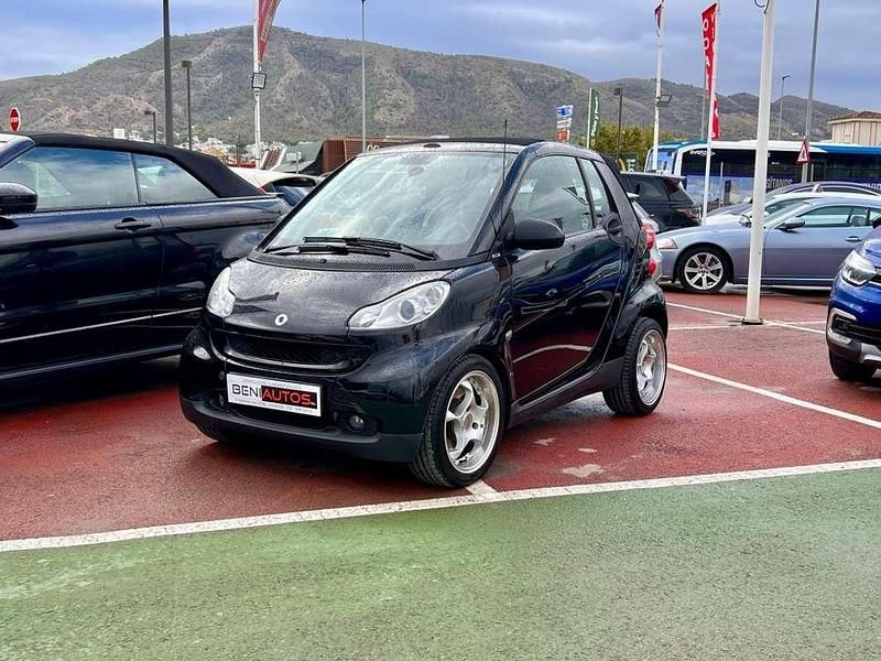 Negro Usado 2008 Smart ForTwo Cabrio Pulse Descapotable | 6990 € (Buen precio) - Imagen 1/2