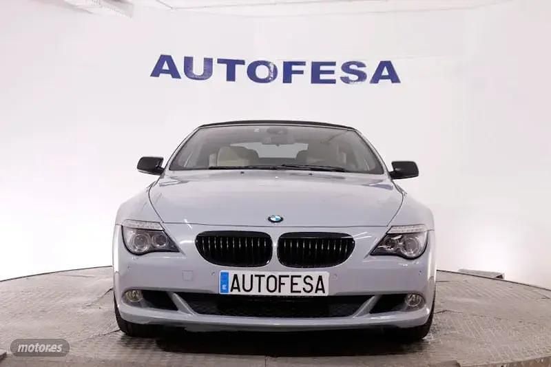 Usado BMW 630 Cabriolet 272 CV (200 kW) 2010 Gris / plata Descapotable