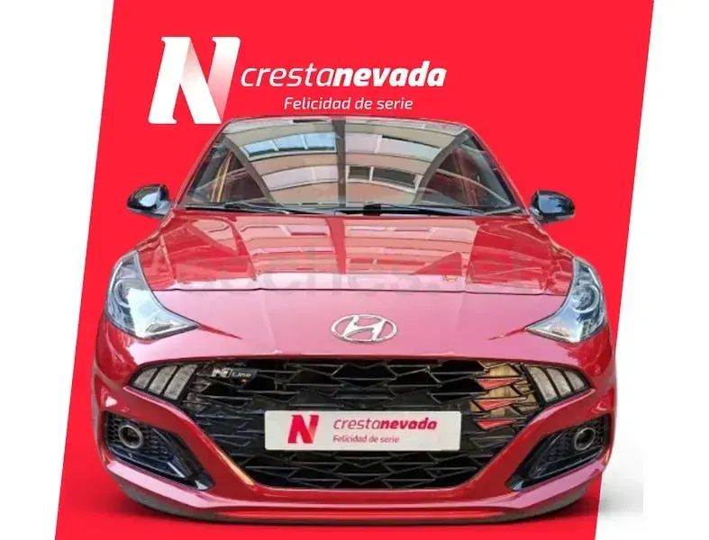 Usado Hyundai i10 N Line 100 CV (73 kW) 2022 Granate Utilitario