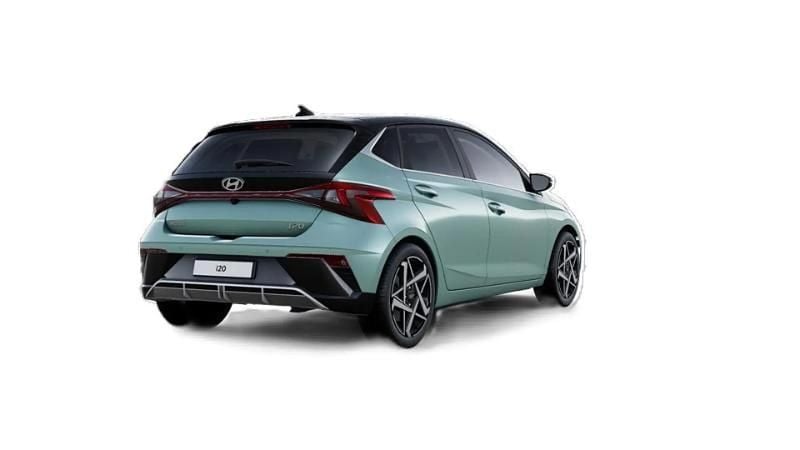 Ny Hyundai i20 Blackline 90 HK (66 kW) 2026 Grøn Hatchback