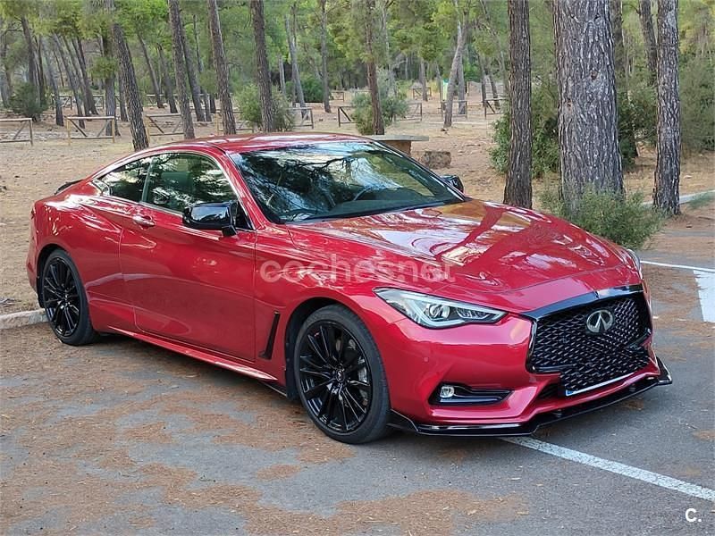 Usado Infiniti Q60 Sport Tech 211 CV (155 kW) 2017 Rojo Coupe
