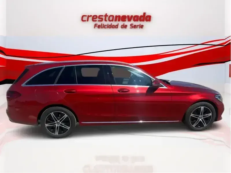 Usado Mercedes C200 160 CV (117 kW) 2020 Granate Familiar