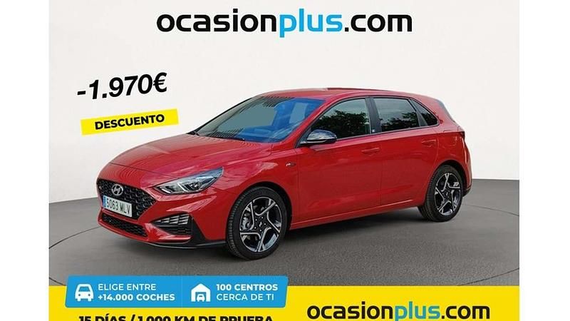 Rojo Usado 2023 Hyundai i30 N Line Utilitario | 19.700 € (Precio justo) - Imagen 1/4