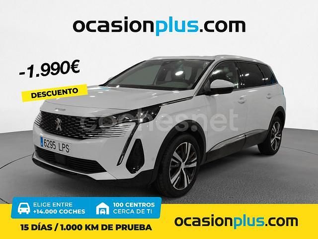 Blanco Usado 2021 Peugeot 5008 Allure Monovolumen | 21.890 € (Precio justo) - Imagen 1/4