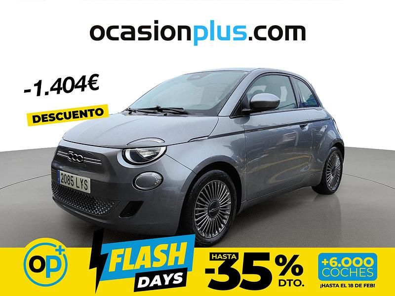Gris Usado 2022 Fiat 500e Icon Utilitario | 15.450 € (Precio justo) - Imagen 1/4