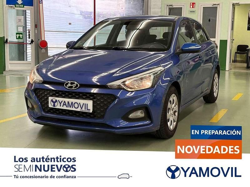 Azul Usado 2019 Hyundai i20 Utilitario | 9950 € (Precio justo) - Imagen 1/4