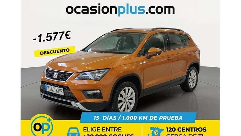 Usado Seat Ateca 4Drive 150 CV (110 kW) 2018 Naranja SUV