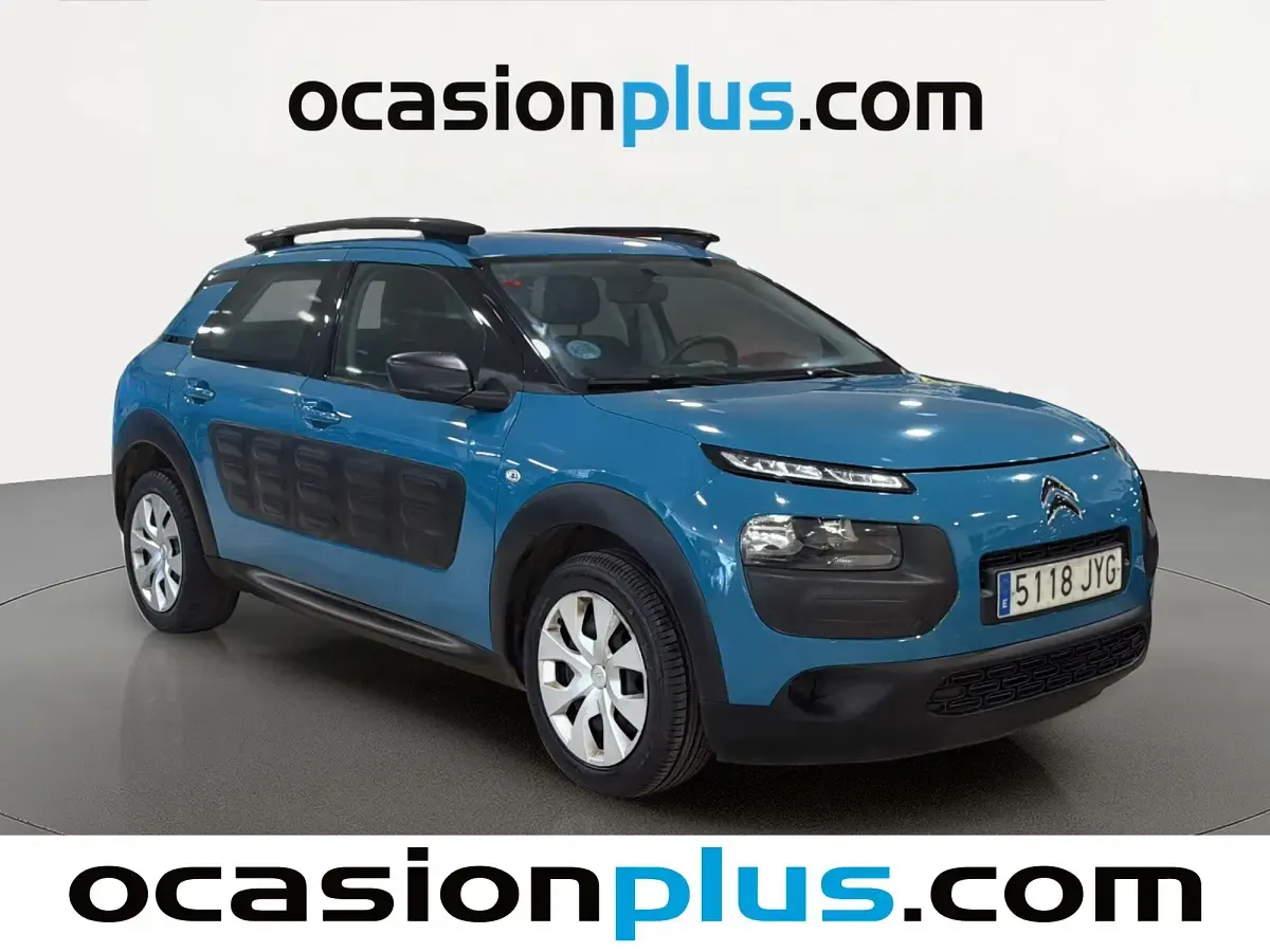 Käytetty Citroën C4 Cactus Feel 82 HP (60 kW) 2017 Sininen Viistoperä