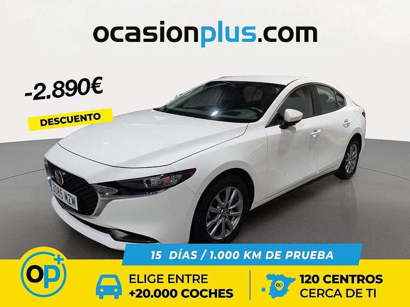 Usado Mazda 3 Prime-Line 140 CV (102 kW) 2025 Blanco Berlina