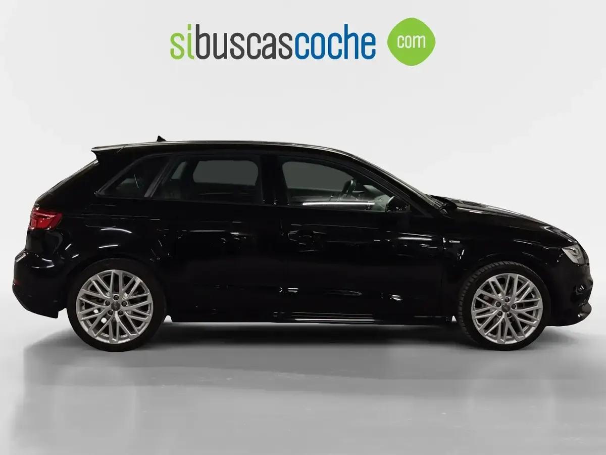Usado Audi A3 S-Line 150 CV (110 kW) 2018 Negro Berlina