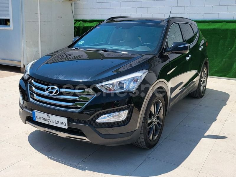 Negro Usado 2013 Hyundai Santa Fe Style SUV | 12.990 € (Precio justo) - Imagen 1/4