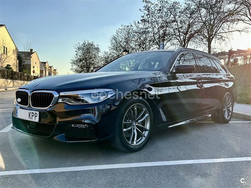 Azul Usado 2018 BMW 520 Familiar | 19.900 € (Buen precio) - Imagen 1/4