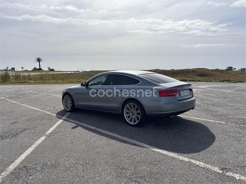 Usado Audi A5 Sportback 240 CV (176 kW) 2010 Gris / plata Utilitario