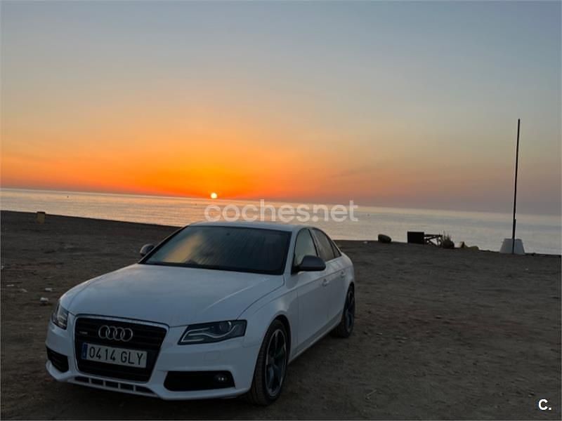 Usado Audi A4 S-Line 170 CV (125 kW) 2009 Blanco Berlina
