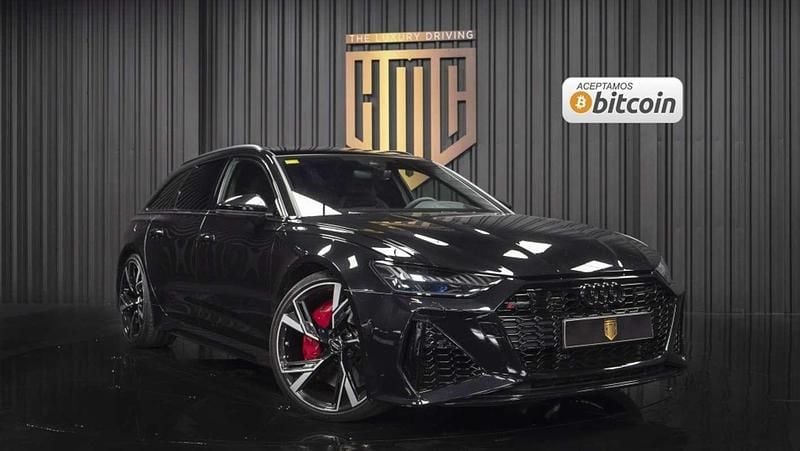 Usado Audi RS6 600 CV (441 kW) 2020 Negro Familiar