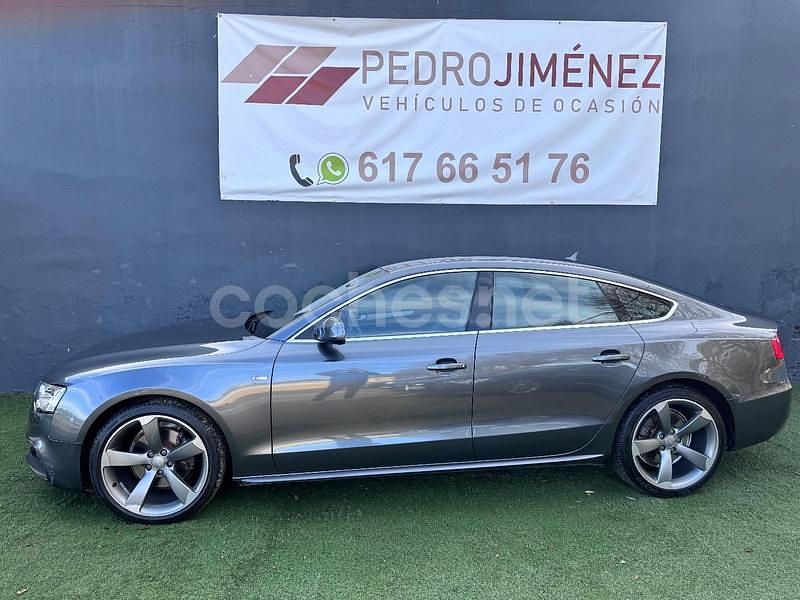 Gris / plata Usado 2016 Audi A5 Sportback S-Line Utilitario | 12.999 € (Precio justo) - Imagen 1/4