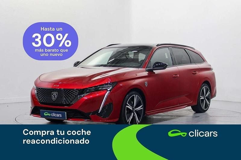 Usado Peugeot 308 SW GT 131 CV (96 kW) 2022 Rojo Familiar