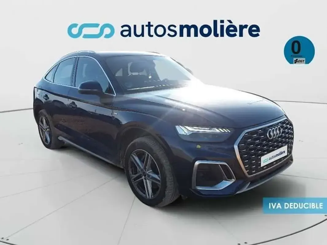Usado Audi Q5 S-Line 299 CV (219 kW) 2022 Azul SUV