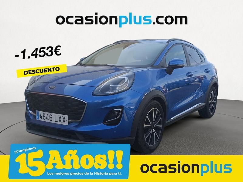 Azul Usado 2022 Ford Puma Gen-E Titanium SUV | 15.990 € (Precio justo) - Imagen 1/4