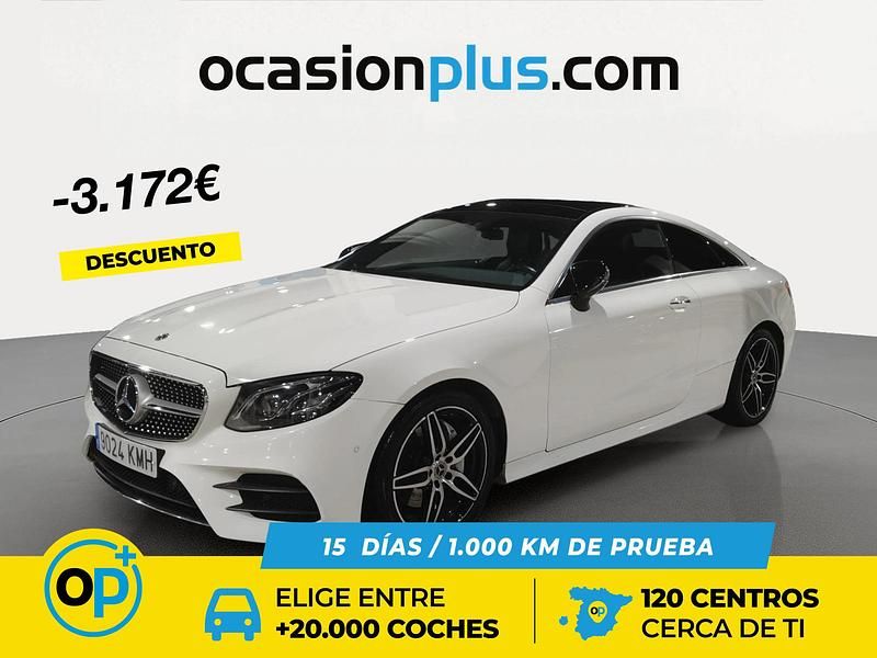 Usado Mercedes E220 194 CV (142 kW) 2018 Blanco Coupe