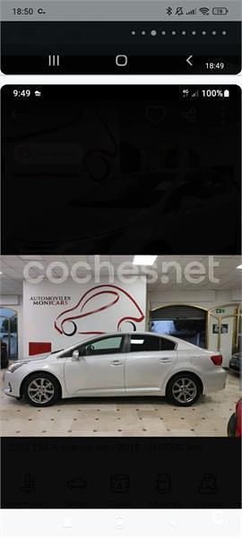 Gris / plata Usado 2014 Toyota Avensis Advance Berlina | 6500 € (Super precio) - Imagen 1/2