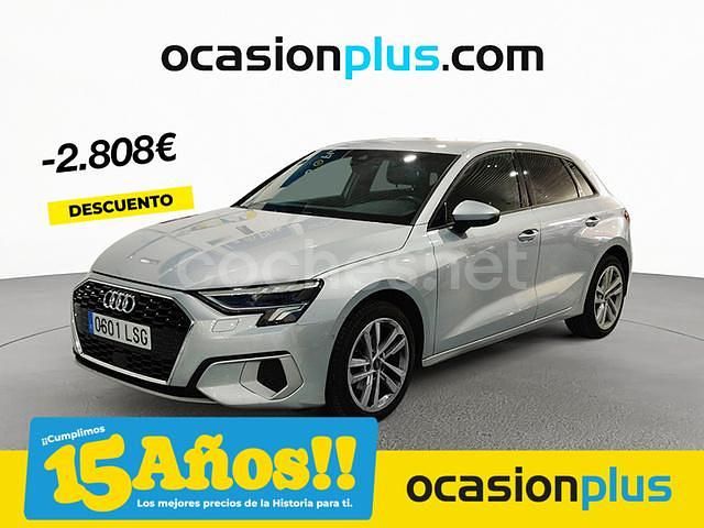 Gris / plata Usado 2021 Audi A3 Sportback Advanced Plus Berlina | 21.650 € (Buen precio) - Imagen 1/4
