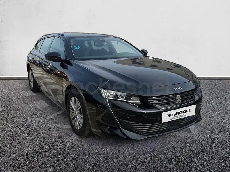 Usado Peugeot 508 SW Active 131 CV (96 kW) 2022 Negro Familiar