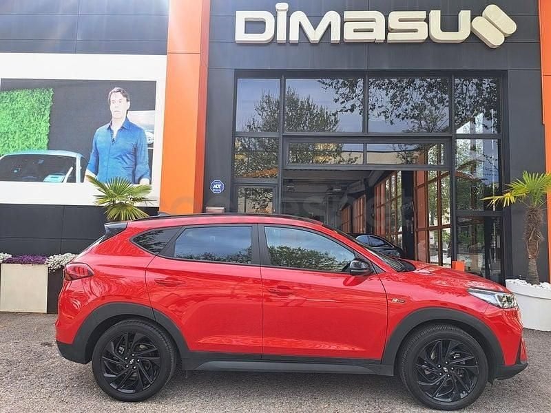 Rojo Usado 2020 Hyundai Tucson N Line SUV | 19.990 € (Super precio) - Imagen 1/4