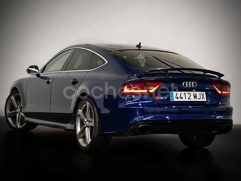 Usado Audi RS7 Sportback 560 CV (411 kW) 2014 Azul Utilitario