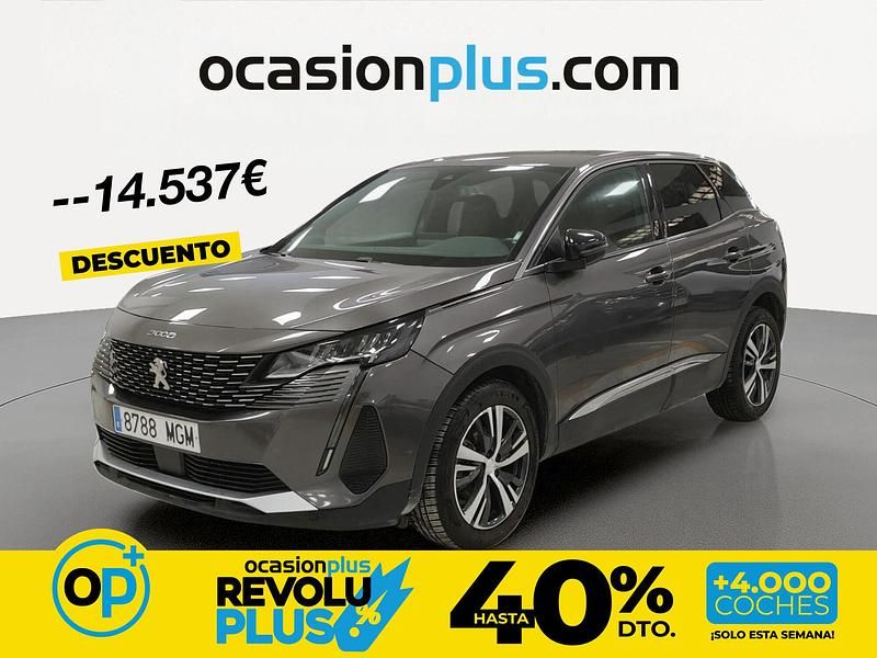 Usado Peugeot 3008 Allure 130 CV (95 kW) 2023 Gris SUV