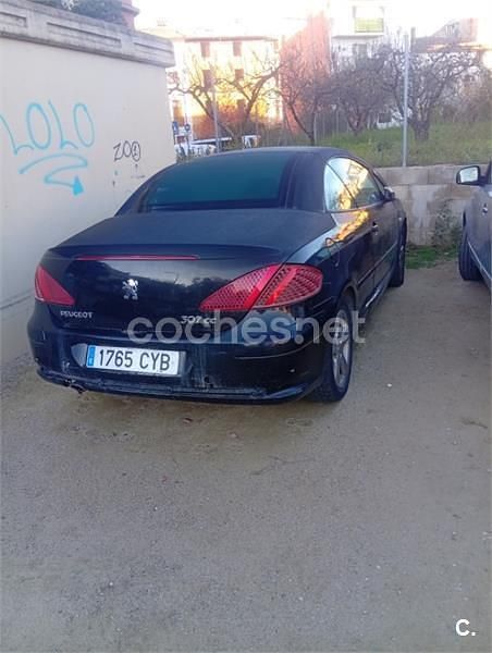 Negro Usado 2004 Peugeot 307 CC Descapotable | 1300 € - Imagen 1/4