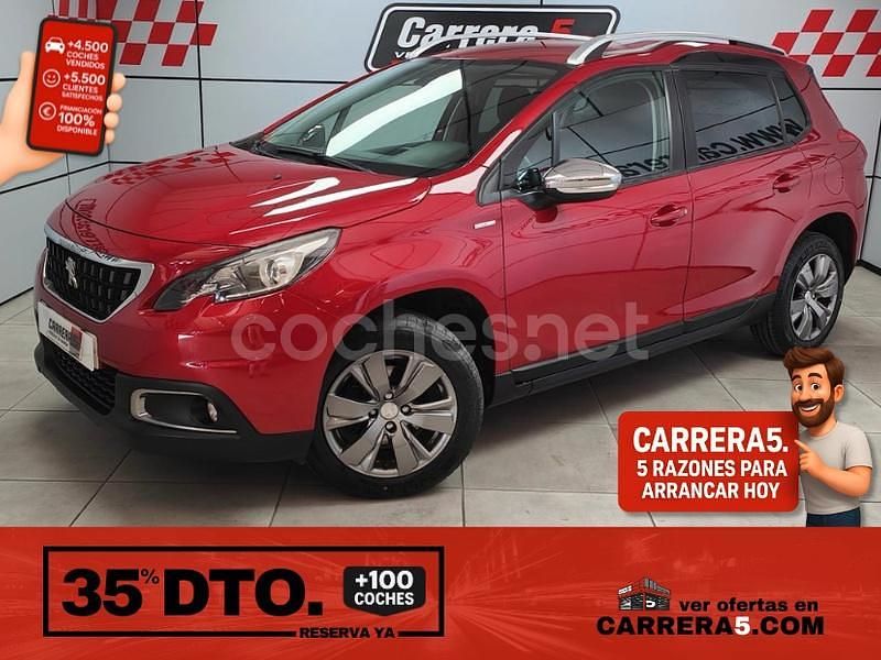 Rojo Usado 2019 Peugeot 2008 Allure SUV | 6800 € - Imagen 1/4