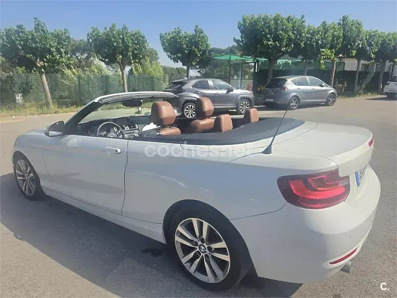 Usado BMW 218 150 CV (110 kW) 2016 Blanco Descapotable