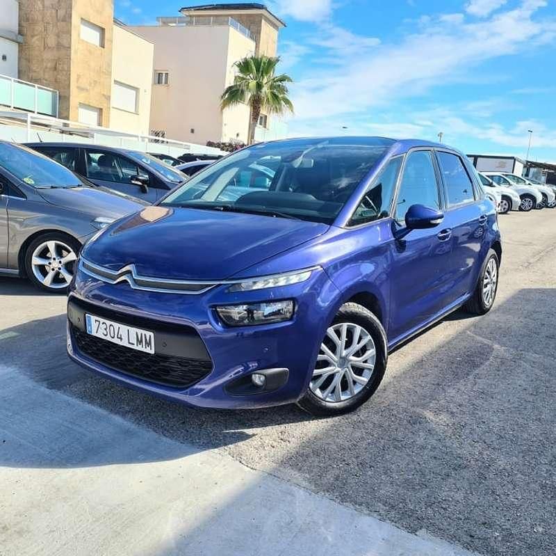 Usado Citroën C4 Feel 120 CV (88 kW) 2015 Azul Utilitario